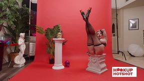 bts - kitana montana shows off curves in a backstage tease!