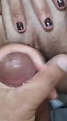 Married Woman Took off the Condom and Hit Her Hair