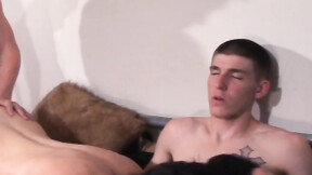 ”Dakota & his buddy Jay are taking turns while fucking their best friend Marisa”