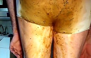 Pantiepoop, eingeschissen, dwt kackt in pantie
