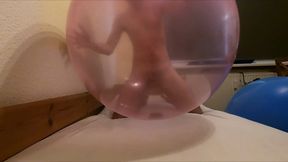 Balloon Fuck and Cum