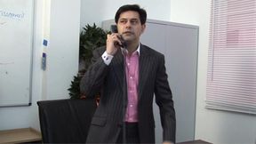Stacey Saran And Chloe Delaure Fuck The Boss In The Office