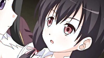 Orc and JK's Hentai Porn Part 2: Arousing Japanese Hentai with 2 girls