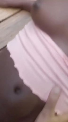 I wrecked this BRATTY EBONY pussy in the park POV... my WHITE COCK stretched her wide   Clip 2
