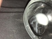 Milking into a bowl