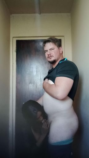 Pussy Licking, Blowjob & Standing Doggystyle Fuck