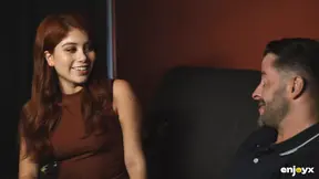 Redhead Marina Gold Providing a Blowjob, Deep Throating Dick, and Getting Assfucked Hard