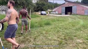 Italian Farmer Lucas Peracchi gets lucky with two hot girls