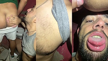 No banheiro com macho da balada gay