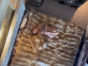 Naked Monika Fox Posing On Bed In Hotel