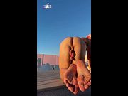 Sunset Bubble Butt 🍑 Looks good enough to eat, doesn’t he?