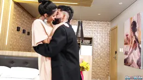 Husband invites a black dude to ass-gape his wife named Teh Angel