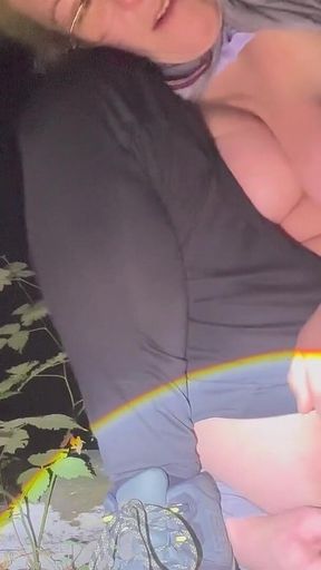 Masturbate with Flesh Light in the Forest