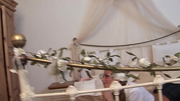 These Three Sluts Take On Over 2 Feet Of Cock