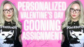 Personalized Valentine's Day Gooning Assignment