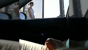Flashing russian car
