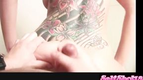 ”Tricia Rubbing Meat with her Butt with perfect tits”