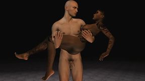 Black Girl Standing 69
