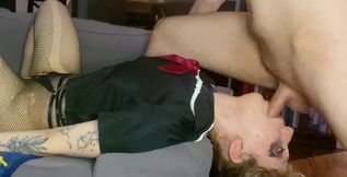 Upside Down with Dick in My Throat
