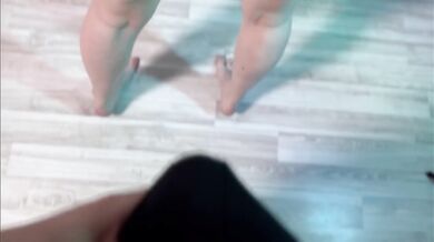 Girl With Big Ass Twice Got An Orgasm From Very Rough Fuck at Kitchen & Cum On Face & Mouth