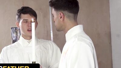 Submissive Twink Dakota Lovell Gets His Tight Hole Drilled And Filled By Kinky Priest - YesFather