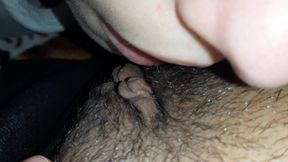 Romantic Lesbian Sex with Licking, Sucking, Kissing Hairy Pussy