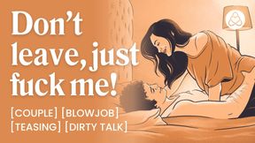 ASMR Audio Porn: Morning Quickie Sex With Your Husband - Blowjob &amp; Teasing - Erotic Audio Roleplay for Women