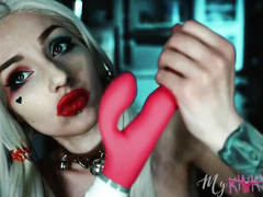 asmr cosplay of harley quinn