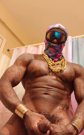 BBC Worship Hallelujah Johnson (Solider Of Love) Tall Dark Chocolate Muscles Tattoos Hairy BBC Hallelujah Johnson Masturbating