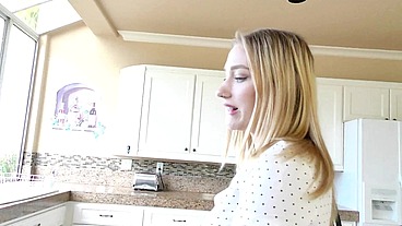 Kasey Miller Blowjob and Facial for Probation Officer