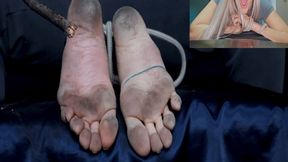 Dirty Big Feet Gone Red - Bastinado Custom Order