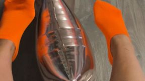 i torment in socks foil dick balloon