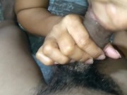 Chupa at kantot sa misis ni pare, muntik pang iputok sa loob ni kumare (close up creampie)