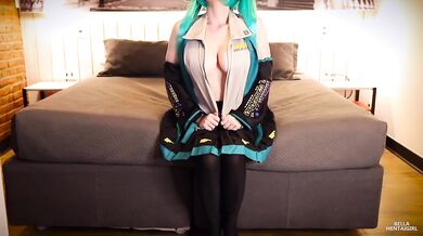 Cosplay tease gets fucked hard huge cumshot reverse cowgirl