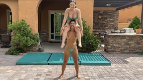 Bianca Blance Lift And Carries The Hungarian Huntress