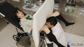 a quick trip to the dr and yuli ends up fucking him and swallowing cum