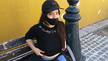 FLASHING TITS FROM STRANGER IN THE STREET