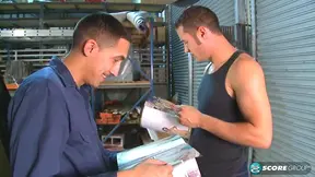 Sensual Miranda Torri Takes On The Greasy Mechanic Gang In A Hot Garage Fling