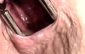Bitch shoves in the ass!