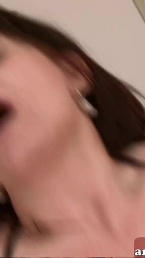 Hairy granny gets anal fucked by the BBC   Clip 3