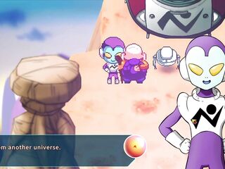 Kame Paradise Multiversex 2 - Roshi Playing with Fords' Big Boobs