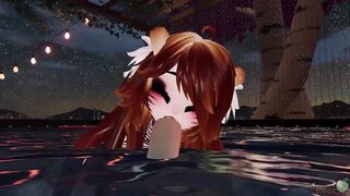 Stranger enjoy providing blow-job in pool Vrchat