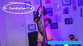 Striptease Ends with Masturbation and Squirting