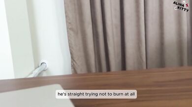 Petite goth teen gets deep throat reward after cheating with teacher
