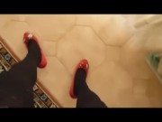 stockings suspender and shoes heels - jessykyna crossdresser