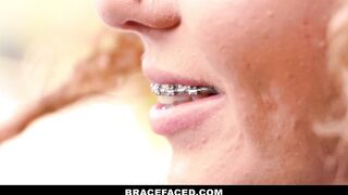 BraceFaced - Exotic Teen With Braces Rides Stranger