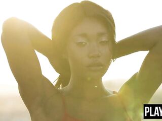 2 Black mother I'd like to fuck gals go stripped for Playboy exposing anything