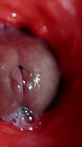 A big beautiful cock flows abundantly inside a wet slippery hole and smacks!   Clip 1