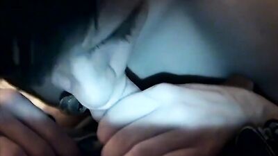 Emo twink is playing with his cock in front of the webcam