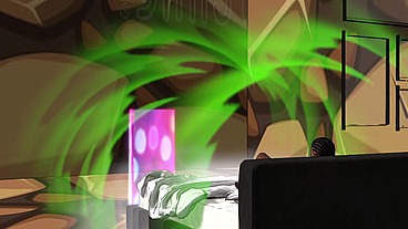 A green big booty alien steps out of a portal for some bbc sex - AI powered voice overs